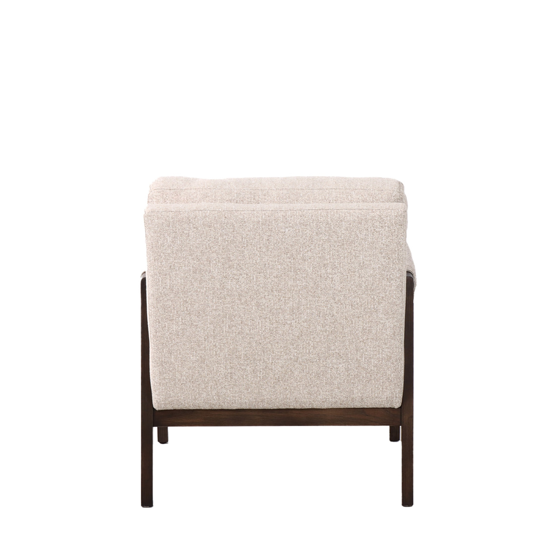 ZURICH OCCASIONAL CHAIR - NATURAL WEAVE / DARK OAK image 3